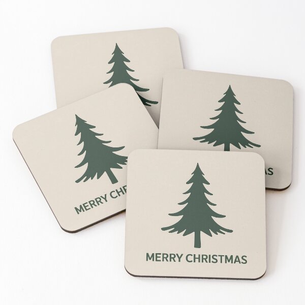 Item preview, Neutral Merry Christmas Tree  designed and sold by MoonMonkeyNbear.
