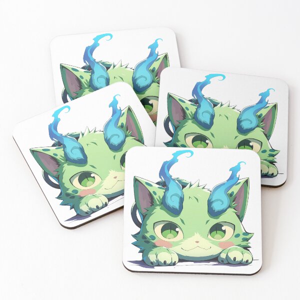 Item preview, Amaimon Blue Exorcist Demon Playful Peeking Chibi Anime designed and sold by TorbenKuhano.