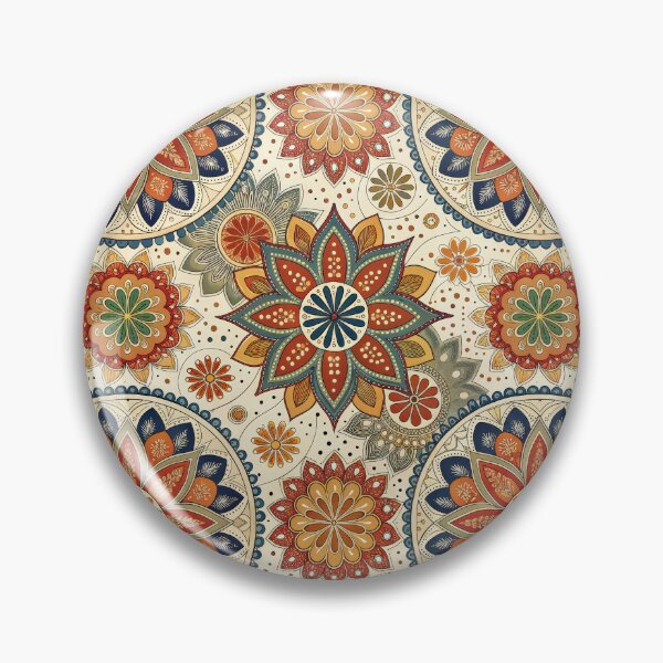 Item preview, Seamless Bohemian Mandala Floral Pattern designed and sold by RGShirtWorks.