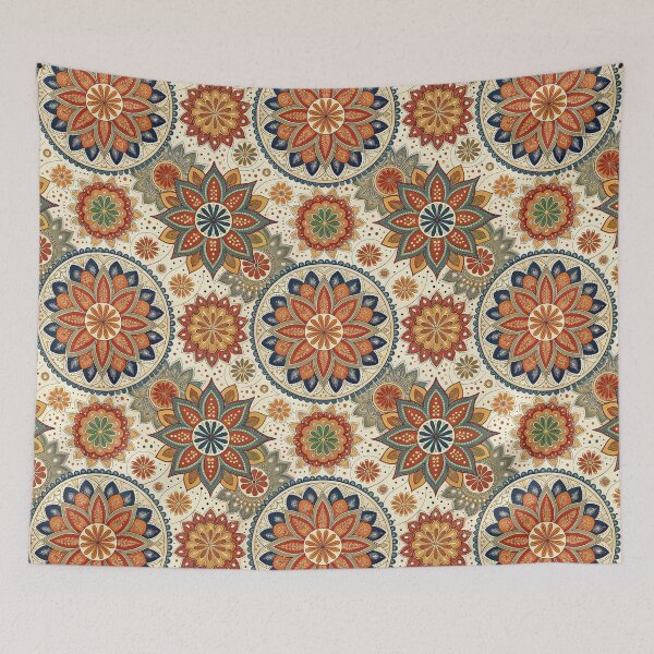 Item preview, Seamless Bohemian Mandala Floral Pattern designed and sold by RGShirtWorks.