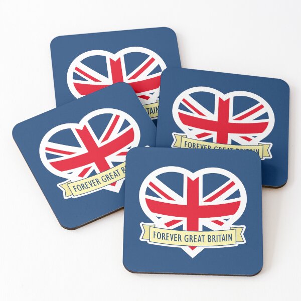 Item preview, Forever Great Britain Union Jack Heart Pattern designed and sold by ArtByPMW.
