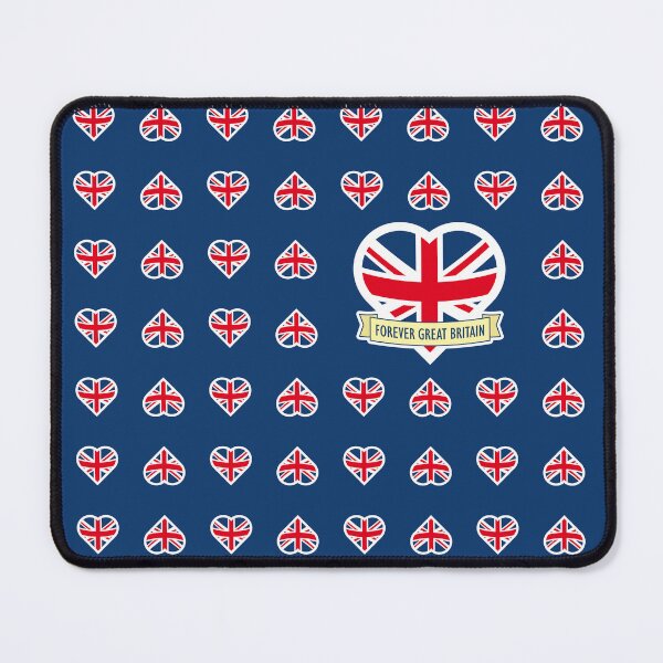 Item preview, Forever Great Britain Union Jack Heart Pattern designed and sold by ArtByPMW.