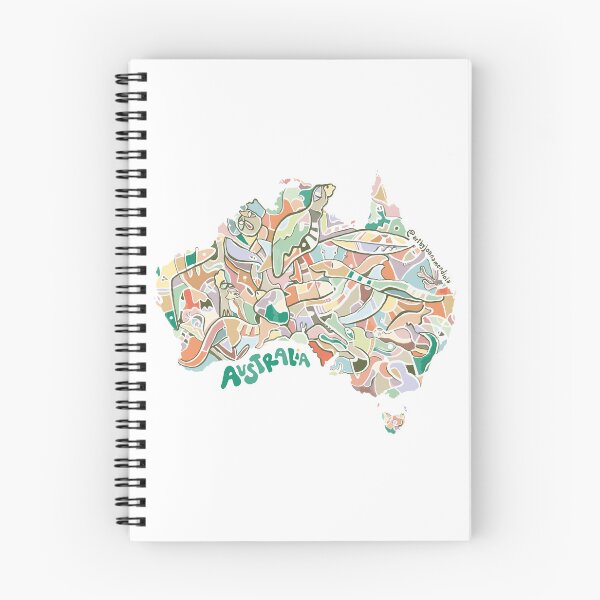 Item preview, Map of Australia designed and sold by joana-mendiola.