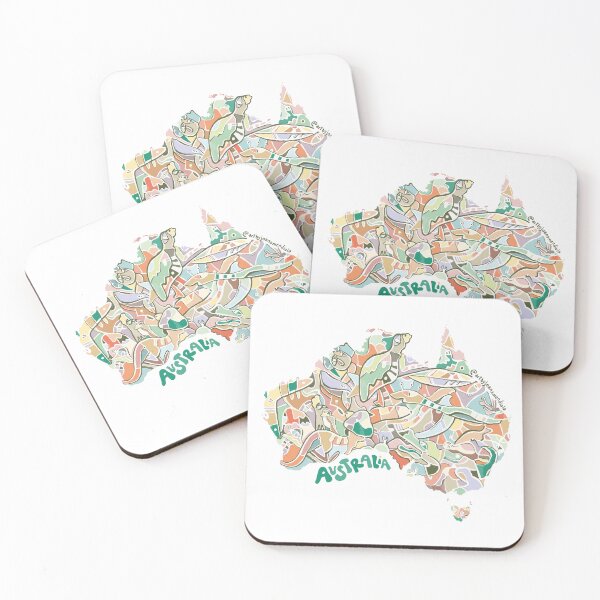 Item preview, Map of Australia designed and sold by joana-mendiola.