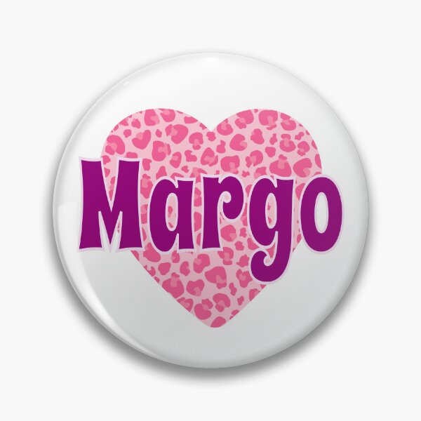Item preview, Margo Name Pink Leopard Heart  designed and sold by Jeallan Designs.