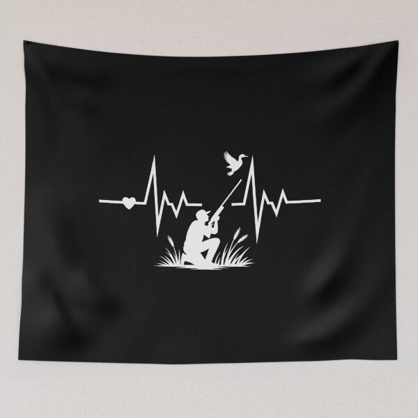 Item preview, Duck Hunting Waterfowl Heartbeat designed and sold by CookWorldLaughs.