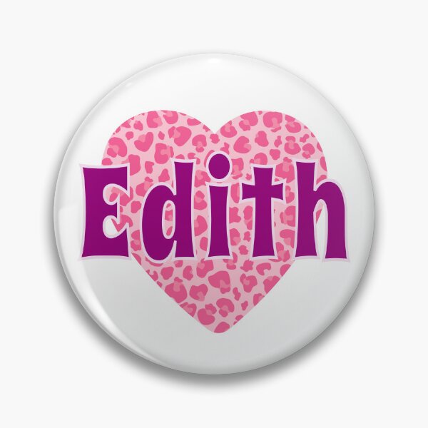 Item preview, Edith Name Pink Leopard Heart  designed and sold by Jeallan Designs.