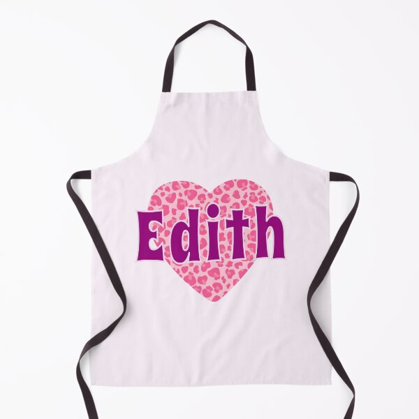 Item preview, Edith Name Pink Leopard Heart  designed and sold by Jeallan Designs.