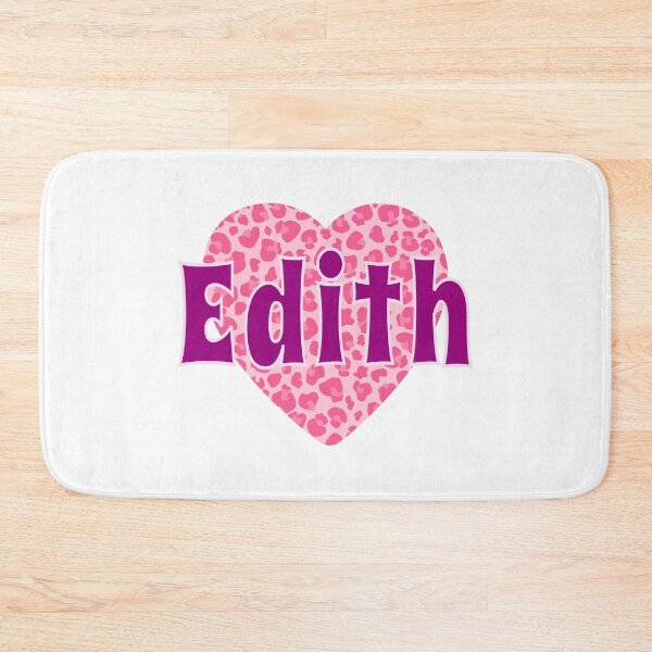 Item preview, Edith Name Pink Leopard Heart  designed and sold by Jeallan Designs.