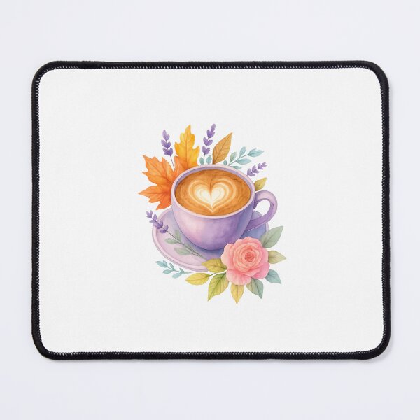 Item preview, Taza de café otoñal con flores: arte latte con una estética otoñal acogedora designed and sold by Liv Solara.