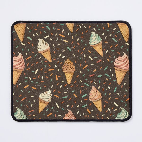 Item preview, Colorful Ice Cream Cones and Sprinkles Seamless Pattern designed and sold by ML-Media.