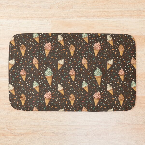 Item preview, Colorful Ice Cream Cones and Sprinkles Seamless Pattern designed and sold by RGShirtWorks.