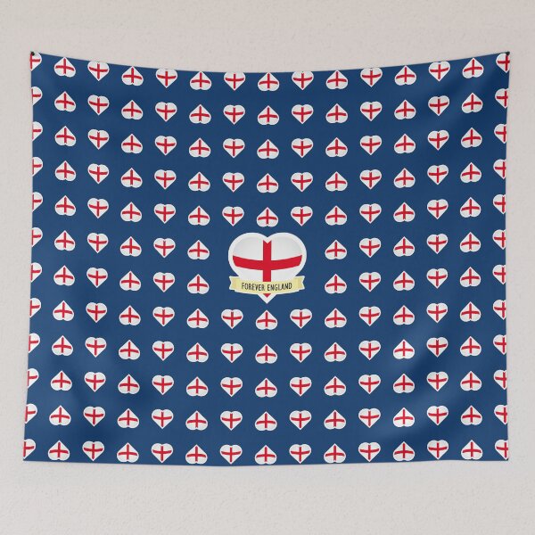 Item preview, Forever England Heart Pattern designed and sold by ArtByPMW.