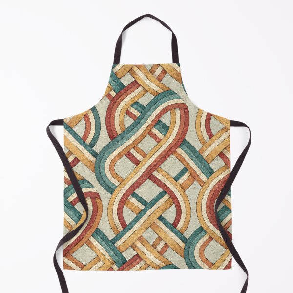 Item preview, Retro Intertwined Ribbons Seamless Pattern designed and sold by ML-Media.