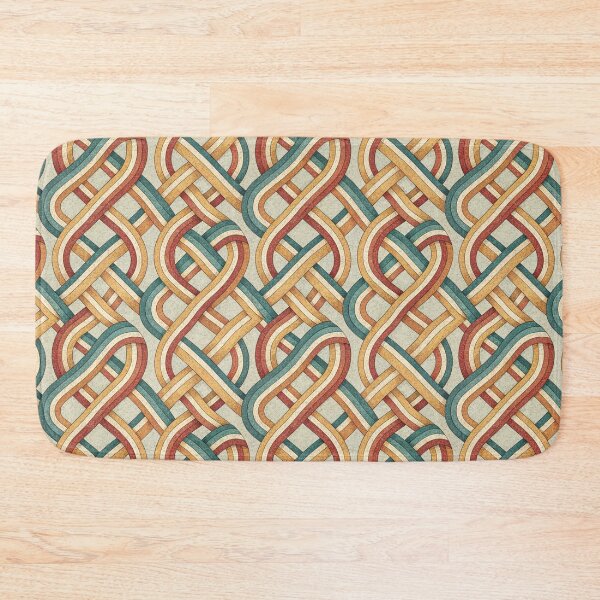 Item preview, Retro Intertwined Ribbons Seamless Pattern designed and sold by ML-Media.