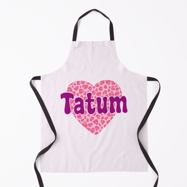 Item preview, Tatum Name Pink Leopard Heart designed and sold by Jeallan Designs.