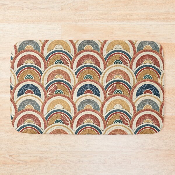 Item preview, Art Deco Seamless Fan Pattern designed and sold by ML-Media.
