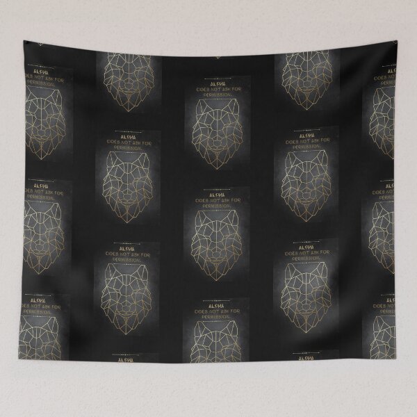 Item preview, Alpha does not ask for permission designed and sold by Golden_Glory_Design.