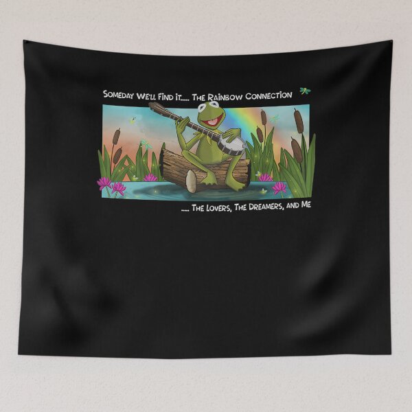 Item preview, The Rainbow Connection Kermit Frog Meme designed and sold by KyleBradtke.