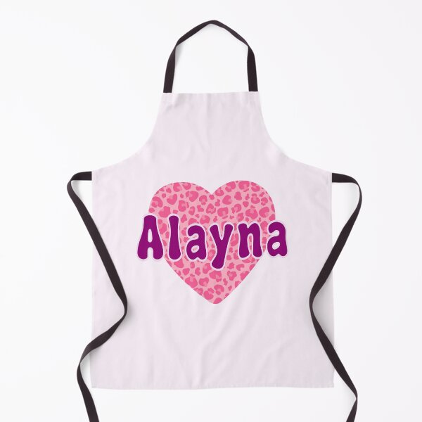Item preview, Alayna Name Pink Leopard Heart designed and sold by Jeallan Designs.