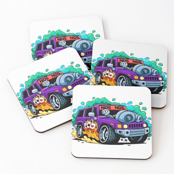Item preview, Hummer H2 cartoon art designed and sold by vilvilart.