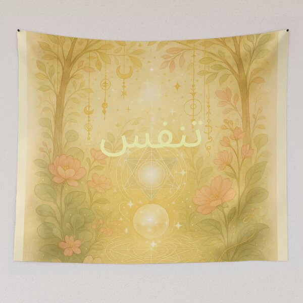 Item preview, تنفس – نور في اتساع (Tanaffas – Nūr fī Ittisāʿ) / Breathe – Expanding Light designed and sold by 	aluzia.design.