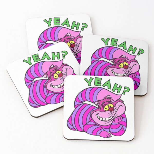 Item preview, Cheshire Cat "Yeah?" Cartoon designed and sold by kyokyyosei.