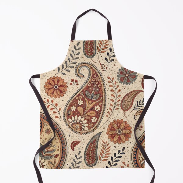 Item preview, Bohemian Paisley Floral Seamless Pattern designed and sold by RGShirtWorks.