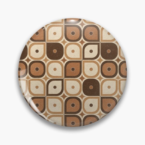 Item preview, Retro Geometric Earth Tone Seamless Pattern designed and sold by ML-Media.