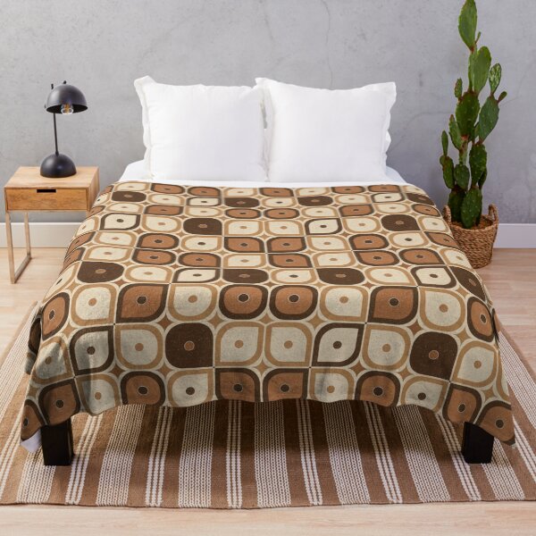 Item preview, Retro Geometric Earth Tone Seamless Pattern designed and sold by ML-Media.