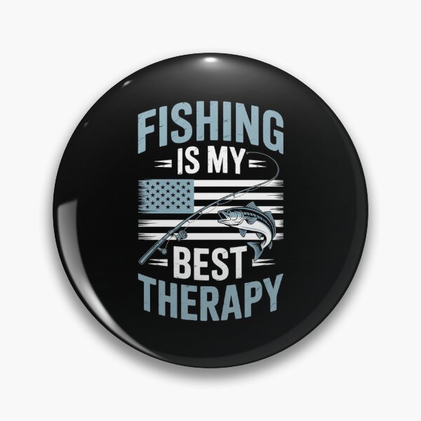 Item preview, Fishing Therapy Funny Fishing Lovers designed and sold by CookWorldLaughs.
