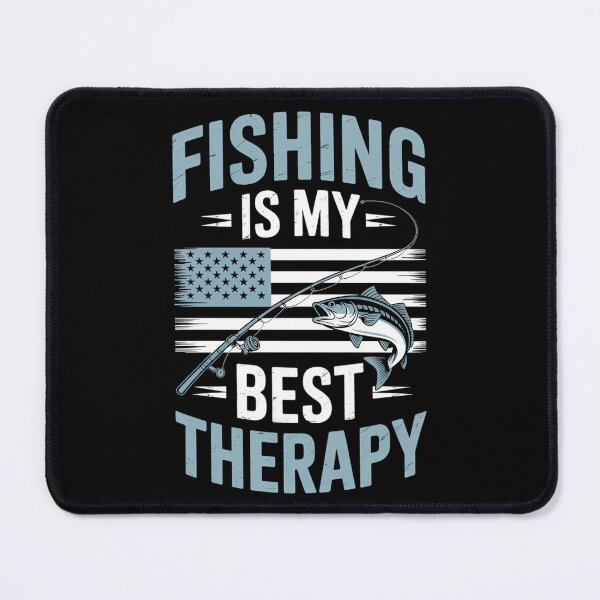 Item preview, Fishing Therapy Funny Fishing Lovers designed and sold by CookWorldLaughs.