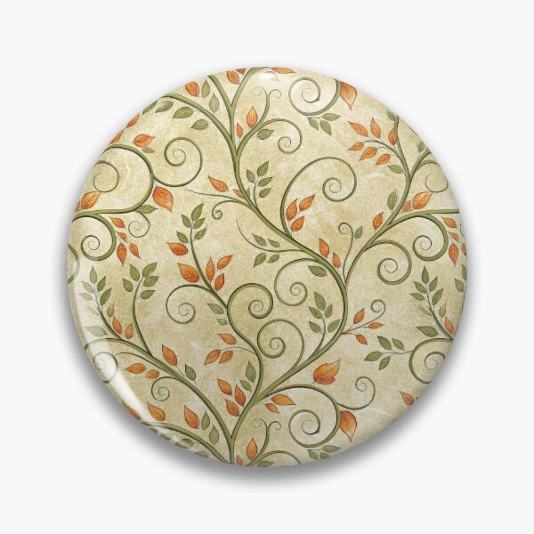 Item preview, Seamless Autumn Vine Pattern with Swirling Leaves designed and sold by RGShirtWorks.