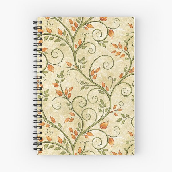 Item preview, Seamless Autumn Vine Pattern with Swirling Leaves designed and sold by RGShirtWorks.