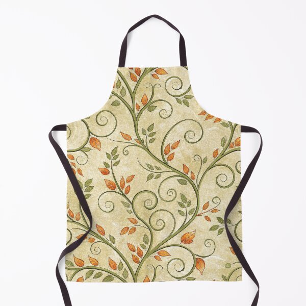 Item preview, Seamless Autumn Vine Pattern with Swirling Leaves designed and sold by RGShirtWorks.