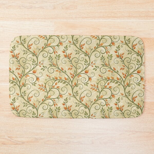 Item preview, Seamless Autumn Vine Pattern with Swirling Leaves designed and sold by RGShirtWorks.