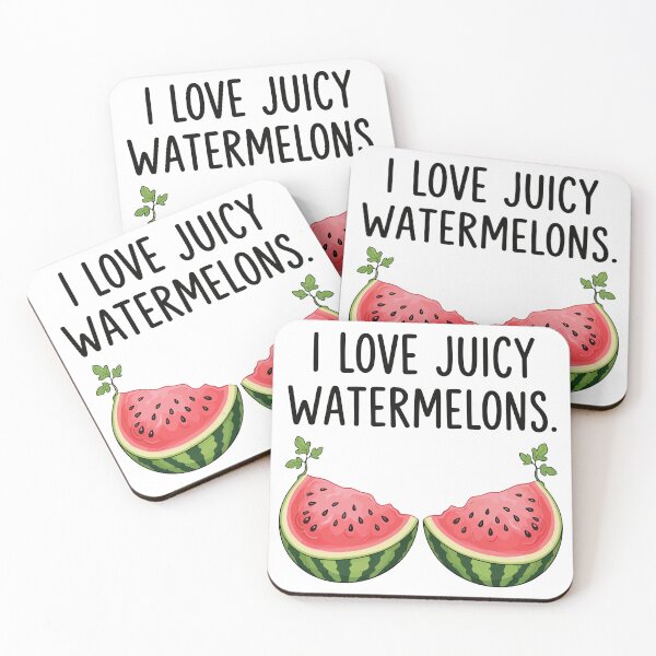 Item preview, I love juicy watermelons designed and sold by Amir Faysal.