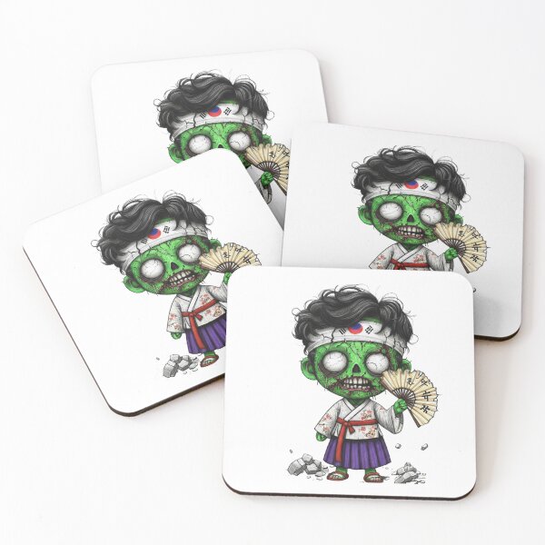 Item preview, Korean Zombie Warrior with Fan designed and sold by ViviArtix.