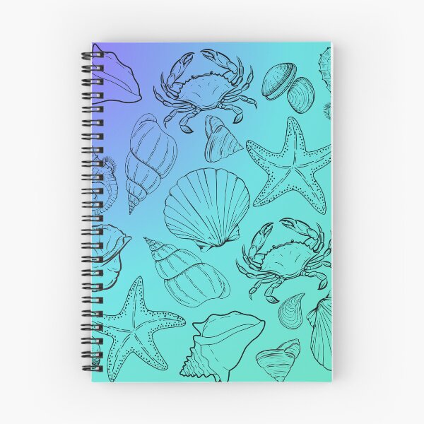 Item preview, Shell fish crab seahorse ocean designed and sold by GeoGoose.
