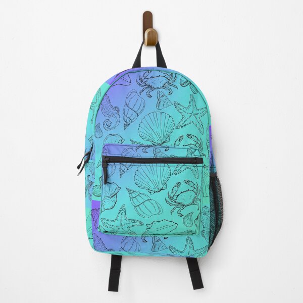 Item preview, Shell fish crab seahorse ocean designed and sold by GeoGoose.