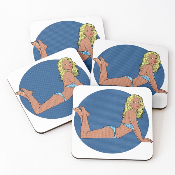 Item preview, Blue Bikini Pinup designed and sold by SolefulStickers.
