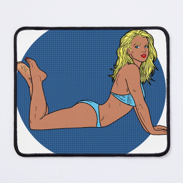 Item preview, Blue Bikini Pinup designed and sold by SolefulStickers.
