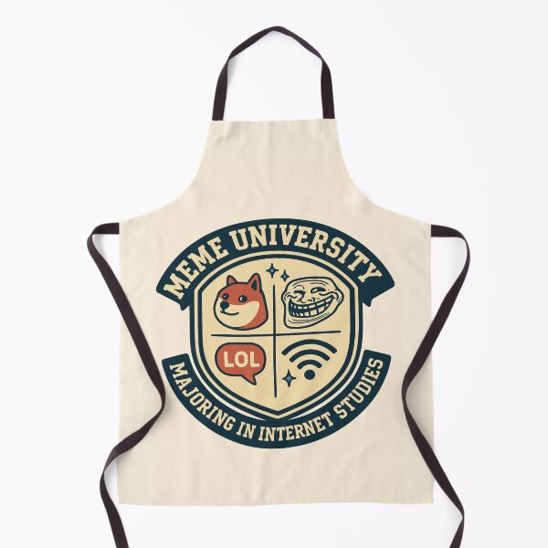Item preview, Meme University Funny Retro Crest – Majoring in Internet Studies designed and sold by Rest Babe.