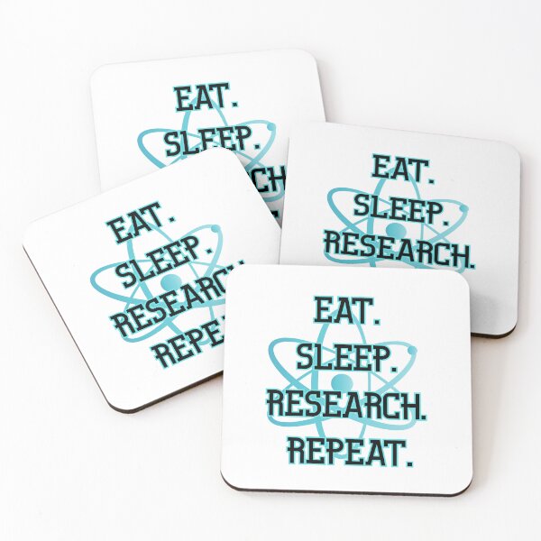Item preview, Eat. Sleep. Research. Repeat. | Biologist Science T-Shirt designed and sold by TheMysticNook.