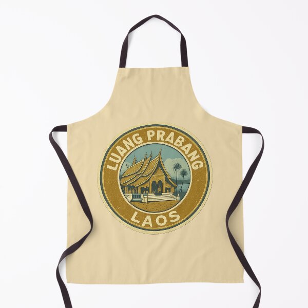 Item preview, Luang Prabang Laos Retro Stamp Sticker – Vintage Travel Badge Design designed and sold by Timeless Design.