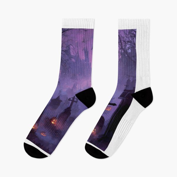 Item preview, Haunted Halloween Graveyard – Spooky Gothic Night designed and sold by Lemon-Monday.