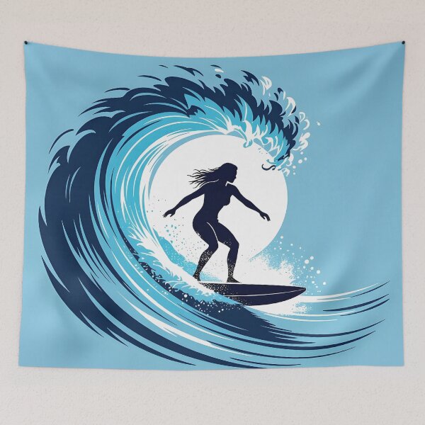 Item preview, Surfer Gal designed and sold by Finding Fortuity.