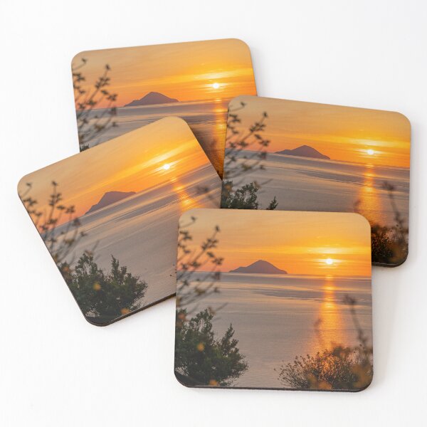 Item preview, Sunset Over Stromboli Island - Aeolian Landscape Photography designed and sold by SalvatoreCphoto.