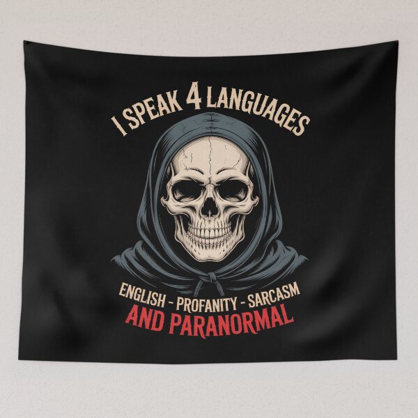 Item preview, Ghost Hunting Halloween Skull Joke designed and sold by CookWorldLaughs.