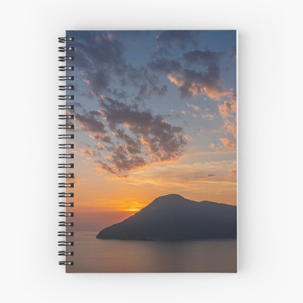Item preview, Sunset Behind Salina Island - Aeolian Islands, Italy designed and sold by SalvatoreCphoto.